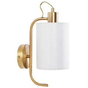 Kallisti Vägglampa E27 Koppar/Vit - Belysning & el Billig