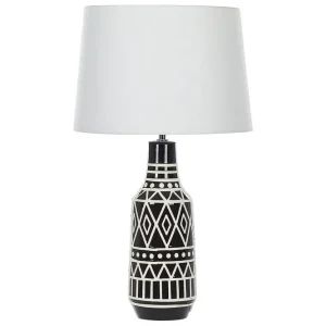 Tavolara Bordslampa 68 cm E27 Svart/Vit - Belysning & el Beställ nu