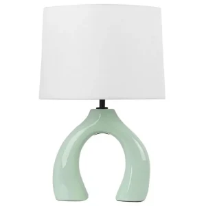 Avsaki Bordslampa 43 cm E27 Ljusgrön/Vit - Belysning & el Handla nu