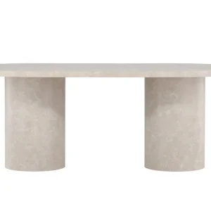 Reapris Narvik Dining Table 100x200 cm - Beige Marblelook / Beige - Möbler