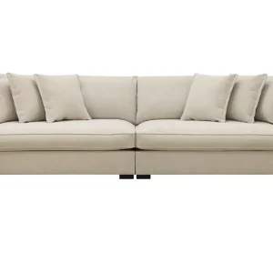 Extra rabatt Scandinavian Choice Rossita Lyx 4-sits Extra djup Tygsoffa Beige - Möbler