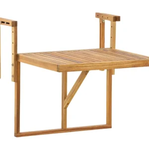 Sista chansen Comfort Garden Marion Balkongbord Utomhus 60x45 cm Trä/Natur - Utemöbler