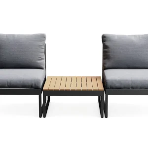 Bästa pris Comfort Garden Samira Caféset Utomhus Grå - Utemöbler