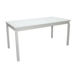 Kundfavorit Utomhusbord Europe 150 cm Vit - Utemöbler