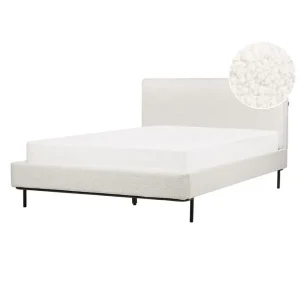 Rea Dubbelsäng Corio med lamellram Vit-Svart, 140x200 cm Vit-Svart, 140x200 cm - Möbler