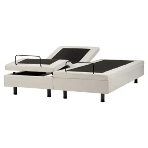 Lägg i varukorgen Dubbelsäng Duke II Beige-Svart, 160x200 cm Beige-Svart, 160x200 cm - Möbler