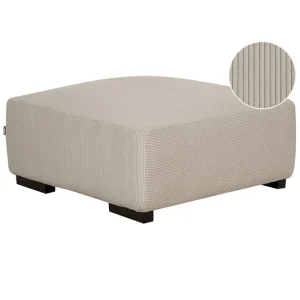 Fotpall Lungo Beige Beige - Möbler Lågt pris
