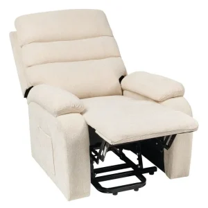 Elektrisk reclinerfåtölj Rise Ljusbeige Ljusbeige - Möbler Lågt pris