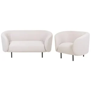 3-sits Soffgrupp Loen Beige/svart Beige/svart - Möbler Bästa pris