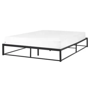 Beställ nu Dubbelsäng Viry med lamellram Svart, 160x200 cm Svart, 160x200 cm - Möbler