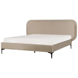 Billigare Dubbelsäng Suzette med lamellram Beige, 160x200 cm Beige, 160x200 cm - Möbler