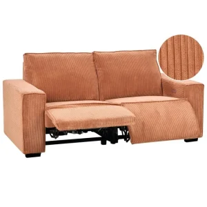 3-sitssoffa Nukari Orange, Svart Orange - Möbler Premium