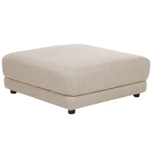 Fotpall Sigtuna Beige/svart Beige/svart - Möbler Kampanj
