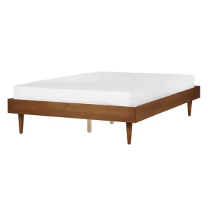 Dubbelsäng Toucy med lamellram Ljus Trä, 140x200 cm Ljus Trä, 140x200 cm - Möbler Extra rabatt