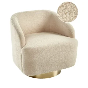Kundfavorit Fåtölj Lavik Beige/guld Beige/guld - Möbler