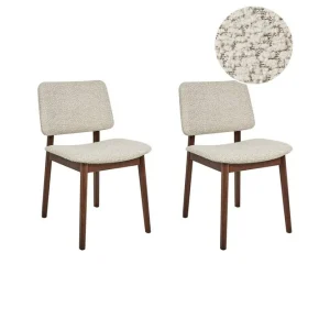 Matsalsstol Blane set om 2 Ljus Trä-Beige Ljus Trä-Beige - Möbler Premium