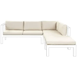 I lager Kuddfodral Messina Beige Beige - Utemöbler