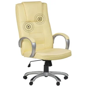 Massagestol Grandeur II Beige/Silver Beige/Silver - Möbler I lager