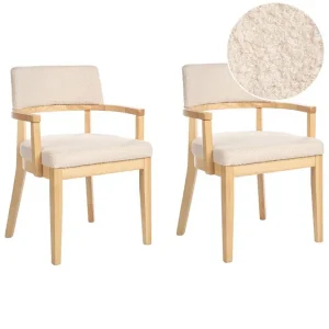 Expressleverans Matsalsstol Dalbo set om 2 Beige-Ljust Trä Beige-Ljust Trä - Möbler