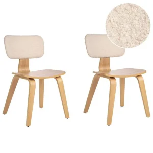 Kundfavorit Matsalsstol Lucinda set om 2 Beige-Ljust Trä Beige-Ljust Trä - Möbler