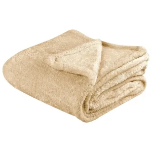 Billigare Pläd Namdu Beige Beige - Textil & mattor