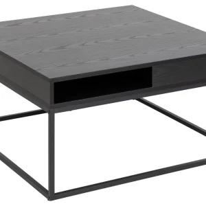Elmorral Soffbord 80x80 cm Svart - Möbler Fynd