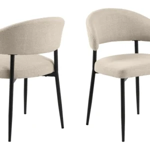 Andrarum Sawako Matstol Beige / Svart - Möbler Endast denna vecka