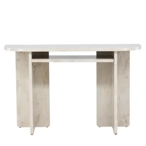 Erbjudande Venture Home Ålesund Travertin Sidobord 120x40 cm Beige - Möbler