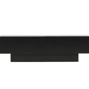 Venture Home Cuenca Tv-bänk 160x47 cm Svart - Möbler Snabb leverans