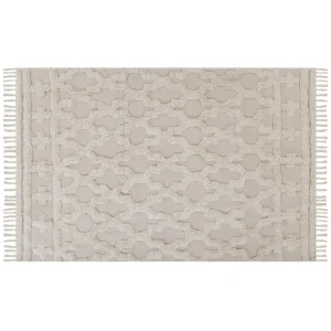 Billig Suluova Bomullsmatta 140x200 cm Beige - Textil & mattor