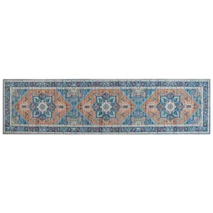 Ritapuram Ryamatta 80x300 cm Blå - Textil & mattor Begränsat erbjudande