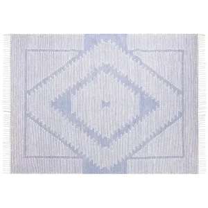 Ansar Bomullsmatta 160x230 cm Blå - Textil & mattor Populärt val