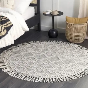 Buldan Ullmatta 140 cm Rund Grå - Textil & mattor Köp nu