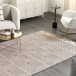 Säker betalning Kestel Ullmatta 160x230 cm Beige - Textil & mattor