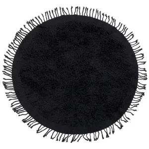Bästa pris Bitlis Ryamatta 140 cm Rund Svart - Textil & mattor
