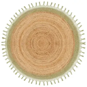 Snabb leverans Marts Jutematta 140 cm Rund Beige - Textil & mattor
