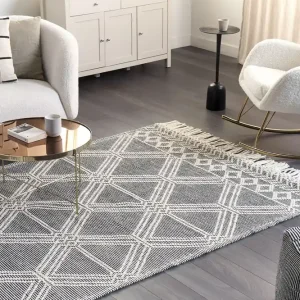 Billigare Toprakkale Ullmatta 160x230 cm Grå - Textil & mattor