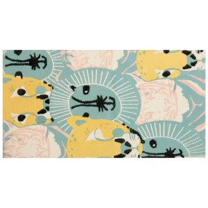 Billig Tutut Bomullsmatta 80x150 cm Blå - Textil & mattor