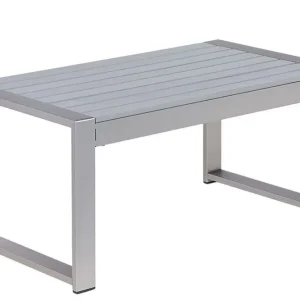 Racale Sidobord och Soffbord Utomhus 90 cm Metall Ljusgrå - Utemöbler Expressleverans