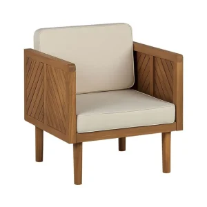 Extra rabatt Taviano Utefåtölj Ljusbrun/Beige - Utemöbler