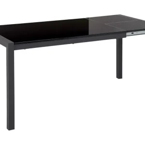 Utförsäljning Renton Matbord Förlängningsbart 120-160x80 cm Svart - Möbler