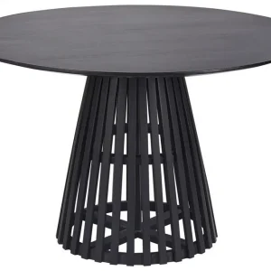 Begränsat antal Ortelle Matbord 120 cm Rund Svart - Möbler