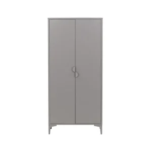 Extra rabatt Venture Home Piring Garderob 85x45x183 cm Ljusgrå - Förvaring