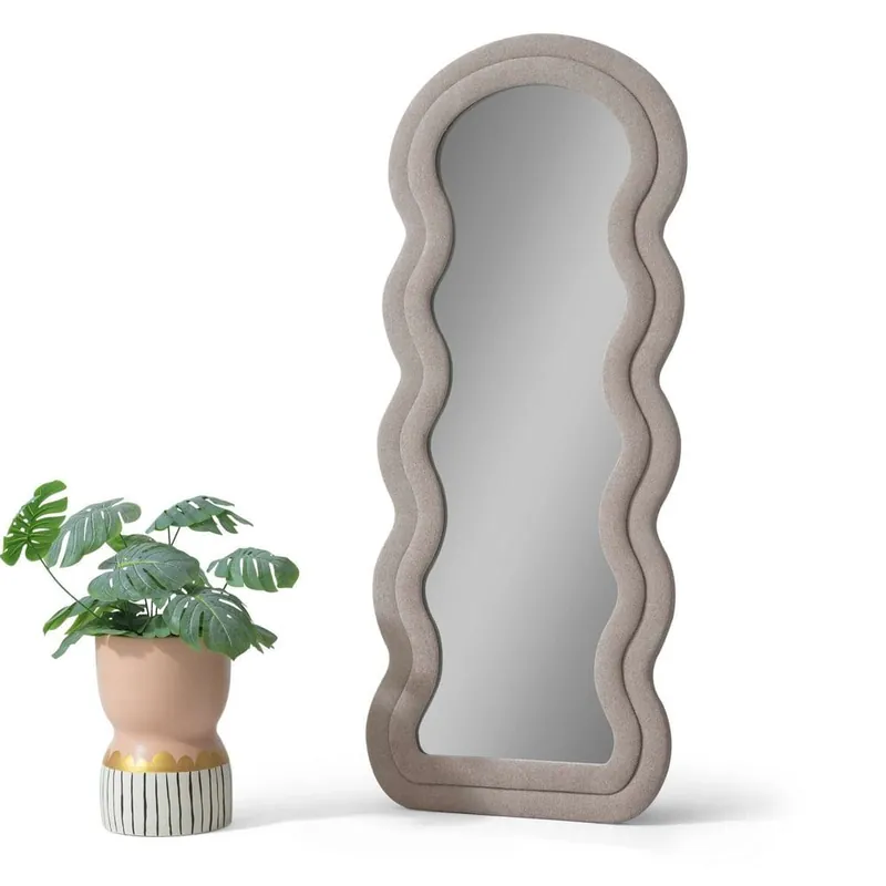 Mijara Golvspegel 65x170 cm Beige - Inredning Trygg betalning