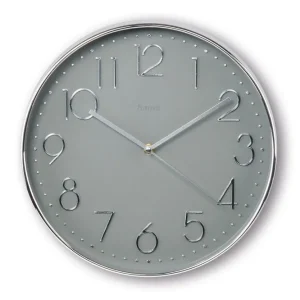 Billig Hama Väggklocka Hama Corsica 30 cm Silver - Inredning