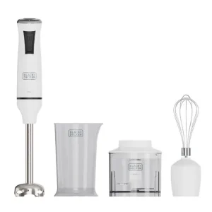 Black+Decker Stavmixerset Black+Decker 750W Vit Vit - Hushåll Premium