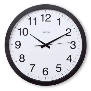 Premium Hama Väggklocka Hama Aruba 40 cm Svart - Inredning