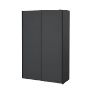 Tvilum Elvos Garderob 139x220 cm Svart - Förvaring Lägg i varukorgen