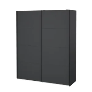 Outlet Tvilum Elvos Garderob 179x220 cm Grå - Förvaring