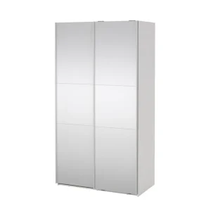 Tvilum Takeru Garderob med Spegel 119x220 cm Vit - Förvaring Erbjudande